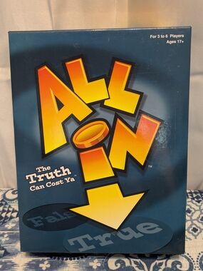 NEW All In Board Game The Truth Can Cost Ya 2015 Patch SEALED 3 - 6 Players